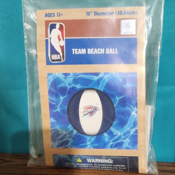 OKC Thunder 16" Team Beach Ball NWT - Picture 1 of 1